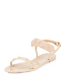 Jana Studded Jelly Sandal, Blush