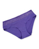 Aeria Hipster Bikini Briefs, Purple Blue