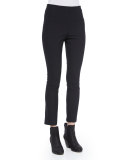Simone Stretch Ankle Pants, Black
