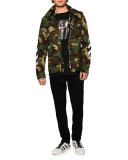 M65 Camo-Print Zip Jacket, White