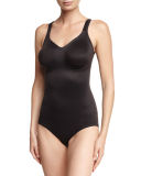 Firm Control Adjustable Bodysuit Shaper, Black