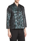 Animal Ice Jacquard Boxy Jacket 
