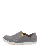 Nohea Mesh Slip-On/Fold-Back Sneaker, Dark Gray