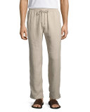 Pacha Drawstring Linen Pants