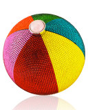 Beach Ball Sphere Crystal Clutch Bag, Multi