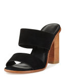 Banner Nubuck 100mm Mule Sandal