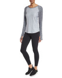 Motivation Long-Sleeve Training T-Shirt, TNF Light Gray Heather