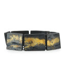 18K Gold Patina Sterling Silver Bracelet