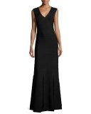 Sequined Bandage Mermaid Gown, Classic Blue/Combo