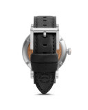 45.5mm Scout Watch with Leather Strap, Black