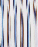 Bold Multicolored Striped Dress Shirt, Blue