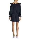 Georgie Off-the-Shoulder Popover Mini Dress