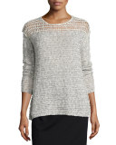 Russel Long-Sleeve Sweater, Blithe/Buff