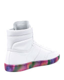 SL/10H High-Top Sneaker w/Tie-Dye Sole