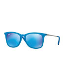 Junior Mirrored Wayfarer Sunglasses