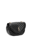Monogram Medium Bubble Chain Crossbody Bag, Black