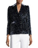 Liane Floral Velvet Blazer