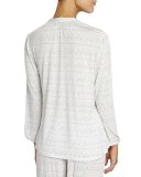 Encajes Peasant-Style Lounge Top 