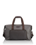 Alpha Earl Grey Double Expansion Travel Satchel