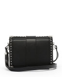 Mitte Mini Brocade Crossbody Bag, Black