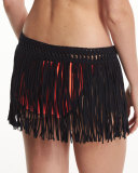 Fringe Coverup Skirt