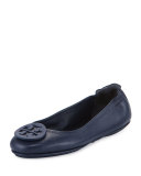 Minnie Travel Logo Ballerina Flat, Royal Navy