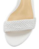 Atenah Woven Demi-Wedge Sandal, White
