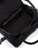 Rockie Crossbody Satchel Bag, Black