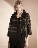 Silk Crepe Tank, Black