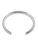 Chevron Cuff Bracelet with Gold 