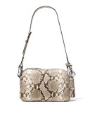 Grand Medium Python-Embossed Shoulder Bag, Beige