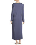 Alessia Long Nightgown, Cozy Blue