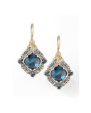 London Blue Topaz Drop Earrings