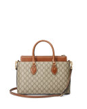 GG Supreme Tote Bag, Brown