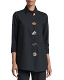 Stretch-Gabardine Travel Jacket