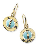 18K Senso Wrapped Earrings in Turquoise