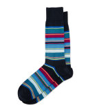 Variegated Striped Socks