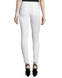 The Skinny Ankle Jeans, White