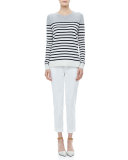 Twill Boyfriend Trousers