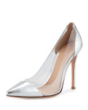 Plexi Metallic Illusion 105mm Pump, Silver