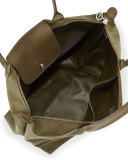 Le Pliage Neo Large Nylon Shoulder Tote Bag, Khaki
