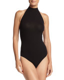 Fetherston Runway Halter-Neck Bodysuit, Black