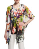 Alfresco-Print Flowy Caftan 