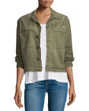 The Shipyard Button-Front Jacket, Army Green