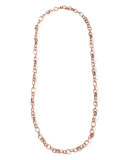 18K Rose Gold Glamazon Classic Link Chain Necklace, 33"