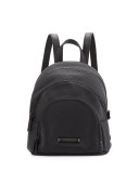Sloane Mini Leather Backpack, Black