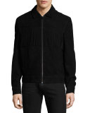 Suede Jacket w/ Fringe