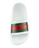 Pursuit '72 Rubber Slide Sandal, White