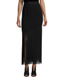 Adams Fringed Midi Skirt 