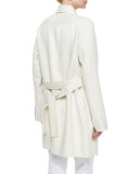 Cashmere Double-Face Wrap Coat 
